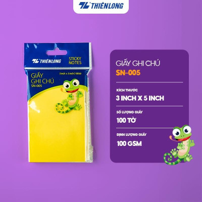 Giấy ghi chú - Giấy notes Pastel Thiên Long - Nhiều kích thước