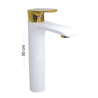 Vòi lavabo nóng lạnh đồng mạ tĩnh điện chân không Juno sofa Teady VCT- 219T 