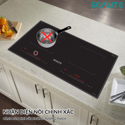 Bếp Từ 2 Vùng Nấu Ecalite EL-MS2999II - Điều Khiển Cảm Ứng - Màn Hình Hiển Thị Led - 9 Mức Công Suất - Chức Năng Hẹn Giờ - Hàng Chính Hãng