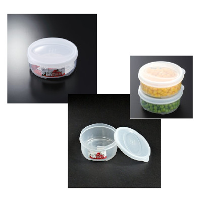 Hộp nhựa bảo quản thực phẩm đa năng loại tròn có nắp - nội địa Nhật Bản 