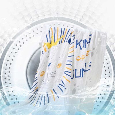 Chăn (mền) đũi cho bé từ sơ sinh đến tiểu học Bamboo Home chất liệu sợi tre thiên nhiên và sợi Cotton, siêu mềm mịn, 110x110cm - Hàng chính hãng BBH07