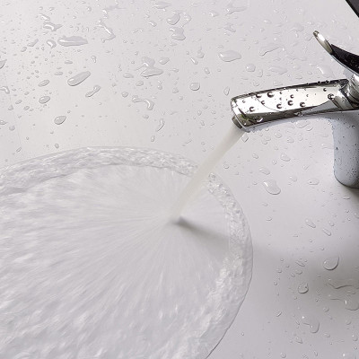 Vòi lavabo nóng lạnh Eurolife EL-1002S (Trắng bạc)