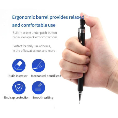 Hộp 12 Cây Bút Chì Bấm 0.5/0.7mm-ZD105