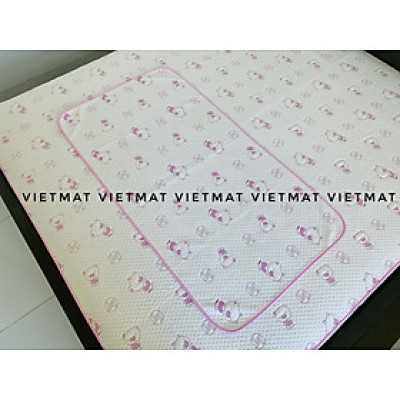 Combo 2 Tấm Lót Chống Thấm VIETMAT Màu Hồng (Size 80 x 120 cm)