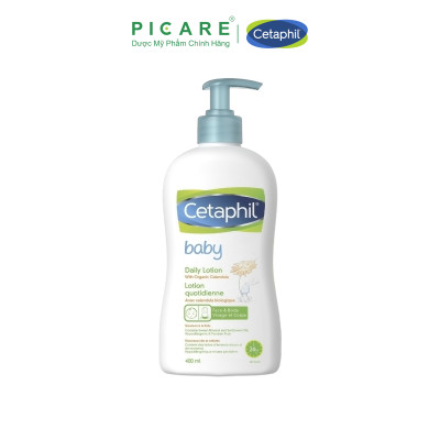 Sữa dưỡng ẩm dịu lành hằng ngày cho bé Cetaphil Baby Daily Lotion with Organic Calendula 400ml