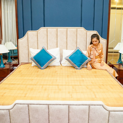 Chiếu tăm H&T 1.6 x 2m(Cây thẳng )- Màu vàng Tự Nhiên - Hàng chính hãng H&T - Sản xuất 100% tại Việt Nam