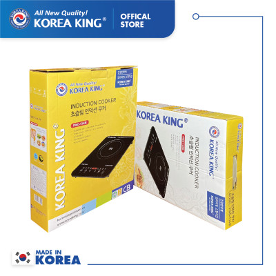 Bếp điện từ Korea King PIND-T34B (bếp đơn, mặt kính cường lực, công suất 1800W ) - Hàng chính hãng