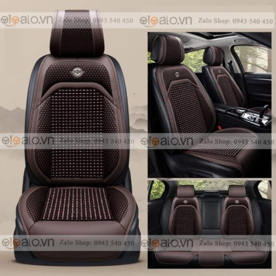 Áo trùm lót bọc ghế da xe ô tô Mercedes GLC 300 da hạt gỗ tự nhiên CAO CẤP