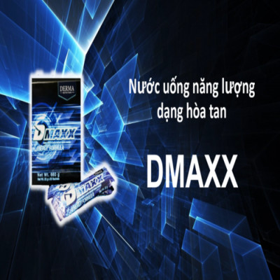 DMAXX thức uống bổ sung năng lượng có đường Damode 1 gói dùng thử màu xanh