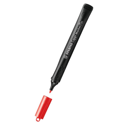 Bút Lông Dầu Stabilo Cappi MarkerPen MK169-RD - Màu Đỏ