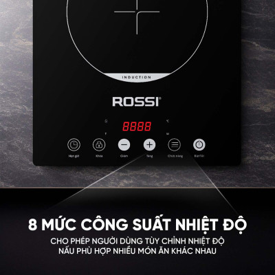 Bếp Từ Đơn Tân Á Đại Thành Rossi RS-1020CC01 Kèm Nồi - Hàng Chính Hãng Bảo Hành 24 Tháng