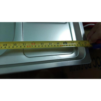 Chậu chén 2 hộc 1 cánh inox 304 (100x46x23 cm)