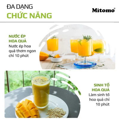 Máy Ép chậm, máy ép trái cây Mitomo EC-55 hàng chính hãng