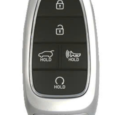 Bao da ép phom Handmade chìa khóa xe ô tô Hyundai TUCSON SANTAFE SONATA 5 nút bấm da bò thât giá tận xưởng (có bán sỉ) - hàng chính hãng