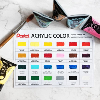 Tuýp Màu Acrylic Pentel WA2-T21 - Middle Green