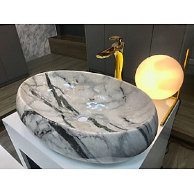 Chậu elip vân mây GRVL067