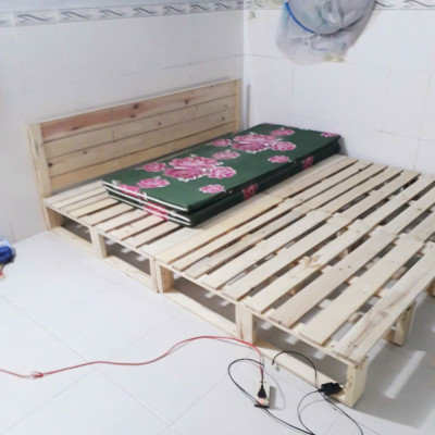 Giường Gỗ Ballet Tiết Kiệm Juno Sofa Mẫu Simple