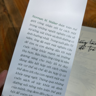 SỐNG LÀNH ĐỂ TRẺ - Norman W. Walker – Hoàng Lan dịch – Thái Hà books – NXB Công Thương