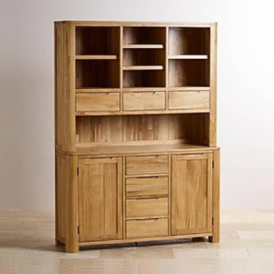 Tủ Chén Cao Romsey Lớn Gỗ Sồi IBIE DTROMTLO