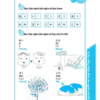 Tự Học Tiếng Nhật Cho Người Mới Bắt Đầu  (Tái Bản)