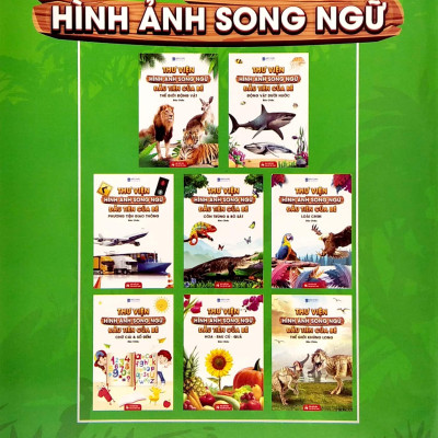 Thư Viện Hình Ảnh Song Ngữ Đầu Tiên Của Bé - Hoa - Rau Củ - Quả