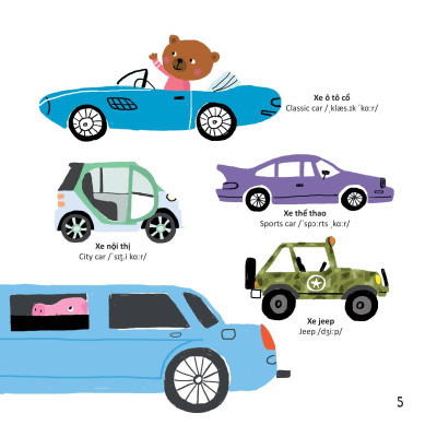 Thư Viện Từ Vựng Đầu Đời Cho Bé - Phương Tiện Giao Thông - On The Go!