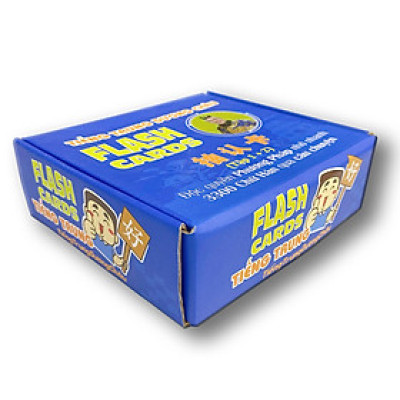 Flashcard Tiếng Trung Hán Ngữ 1 + 2 - Bộ Thẻ Học Từ Vựng Tiếng Trung Cầm Tay - Phạm Dương Châu (Phiên bản có hình ảnh,màu sắc,câu chuyện)