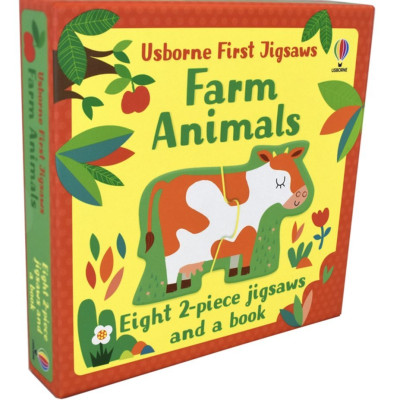 Sách - Anh: Usborne First Jigsaws: Farm Animals