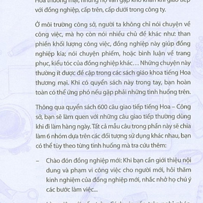 600 Câu Giao Tiếp Tiếng Hoa - Công Sở