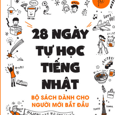 Combo 28 ngày tự học tiếng Nhật – Ghi chú luyện viết – Sách bài tập TV