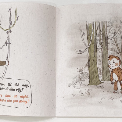 Rèn Luyện Thói Quen Tốt 2-6 Tuổi: Đừng Chỉ Biết Ỷ Lại, Khỉ Nâu (Song Ngữ)