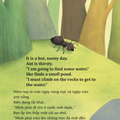 Học Tiếng Anh Cùng Truyện Ngụ Ngôn Aesop - Kiến Và Bồ Câu - The Ant And The Dove