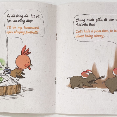 Rèn Luyện Thói Quen Tốt 2-6 Tuổi: Đừng Cẩu Thả Nữa, Trống Choai (Song Ngữ)