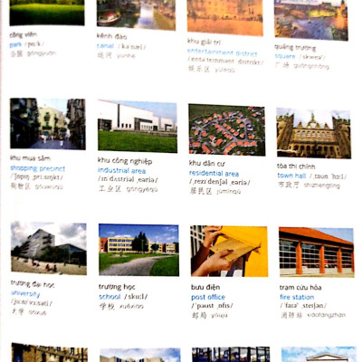 Sách Từ điển hình ảnh Tam Ngữ Trung Anh Việt 16000 từ hơn 3000 hình ảnh màu sắc nét có mp3 nghe qua app– Visual English Vietnamese Chinese Trilingual Dictionary + DVD tài liệu