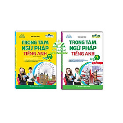 Sách - Combo 2c - GLOBAL SUCCESS - Trọng tâm ngữ pháp tiếng Anh lớp 7 trọn bộ 2 tập