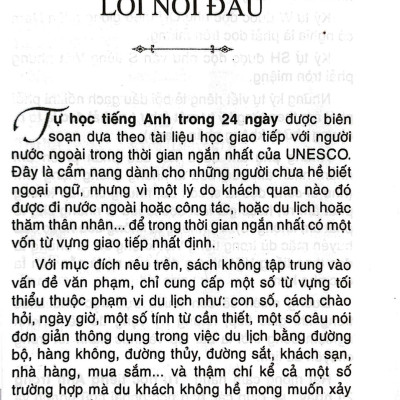 Tự Học Tiếng Anh Trong 24 Ngày (Tái Bản 2023)