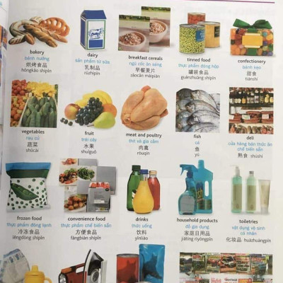 Combo 2 sách Từ điển hình ảnh Tam Ngữ Trung Anh Việt – Visual English Vietnamese Chinese Trilingual Dictionary + gửi tôi thời Thanh Xuân song ngữ Trung việt có phiên âm MP3 nghe+DVD tài liệu