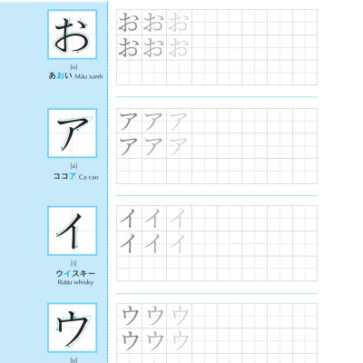 Keep It Up - Tập Viết Tiếng Nhật Theo Bảng Chữ Cái Hiragana