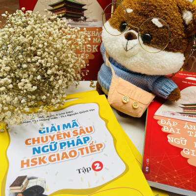 Sách - Combo: Giải mã chuyên sâu ngữ pháp HSK giao tiếp tập 1 tập 2 + Đáp án giải mã chuyên sâu ngữ pháp HSK giao tiếp tập 2 +DVD tài liệu