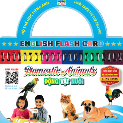 Combo Bộ Thẻ Học Tiếng Anh - Phát Triển Trí Tuệ Cho Trẻ (Bộ 6 Cuốn) - HA