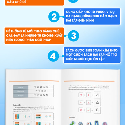 Sách - Tiếng Hàn Tổng Hợp Dành Cho Người Việt Nam - Sơ Cấp 1 Phiên Bản Mới (4 Màu)