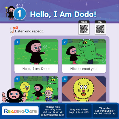 Sách DODO ABC WORKBOOK -  SIGHT WORDS 3 READING GATE Cho Bé Từ 5 Đến 8 Học Ngữ Âm, Đánh Vần Tiếng Anh 
