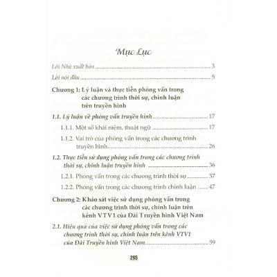 Sách - Phỏng Vấn Trong Chính Luận Truyền Hình