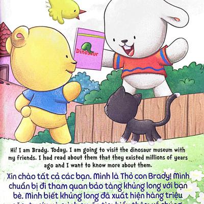 Brady Siêu Đỉnh - 365 Ngày Phát Triển Trí Tuệ - Level 3 - Khủng Long Và Động Vật Quanh Em