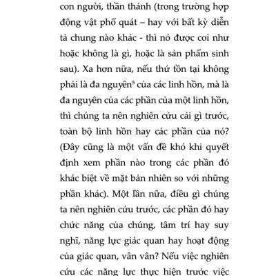 Bàn Về Linh Hồn - Peri Psychēs - Tác Phẩm Triết Học Kinh Điển (Tái bản lần thứ nhất) - Aristotle; Lan Anh dịch; Lê Duy Nam hiệu đính