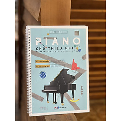 PIANO CHO THIẾU NHI – Tuyển tập 220 tiểu phẩm nổi tiếng (Phần 4) – Lê Dũng biên soạn – Huy Hoàng Bookstore – NXB Dân Trí (Bìa mềm)