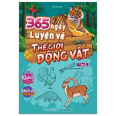 365 Ngày Luyện Vẽ Thế Giới Động Vật - Tập 2