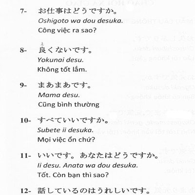 Tiếng Nhật Xã Giao Hàng Ngày (Kèm CD)