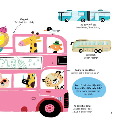 Thư Viện Từ Vựng Đầu Đời Cho Bé - Phương Tiện Giao Thông - On The Go!