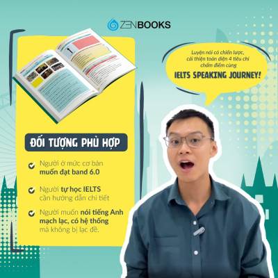 Sách - IELTS Speaking Journey: Lộ trình tự học IELTS Speaking từ cơ bản đến band 6.0  - Nguyễn Cảnh Luân